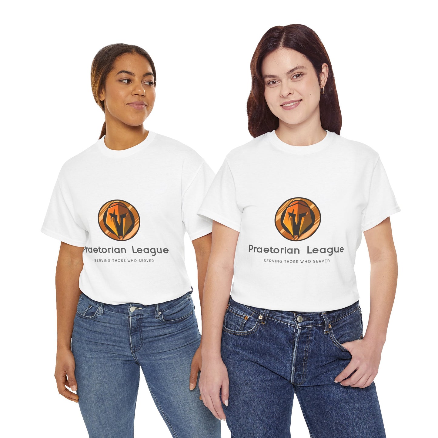 Praetorian League Unisex Heavy Cotton Tee, Inspirational T-Shirt, Motivational Apparel, Gift for Spirituality, Casual Everyday Wear