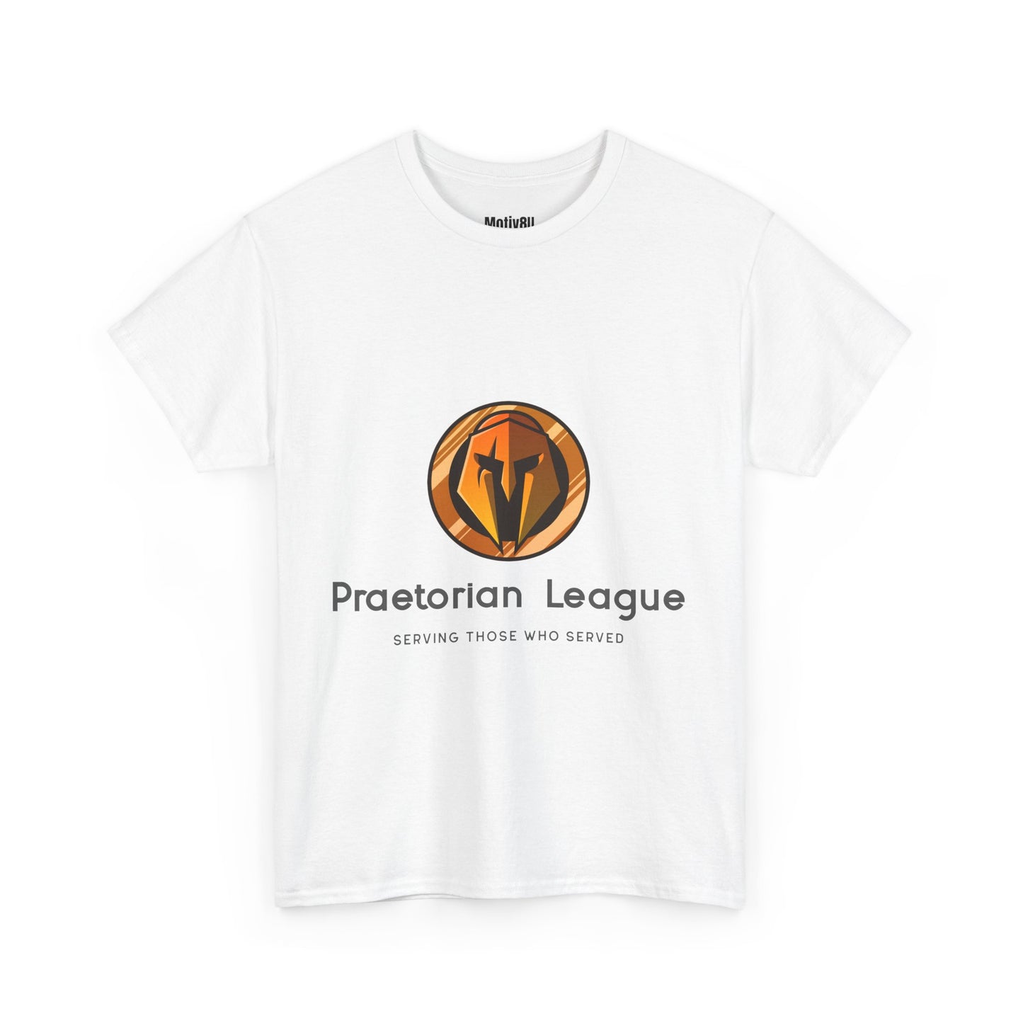 Praetorian League Unisex Heavy Cotton Tee, Inspirational T-Shirt, Motivational Apparel, Gift for Spirituality, Casual Everyday Wear