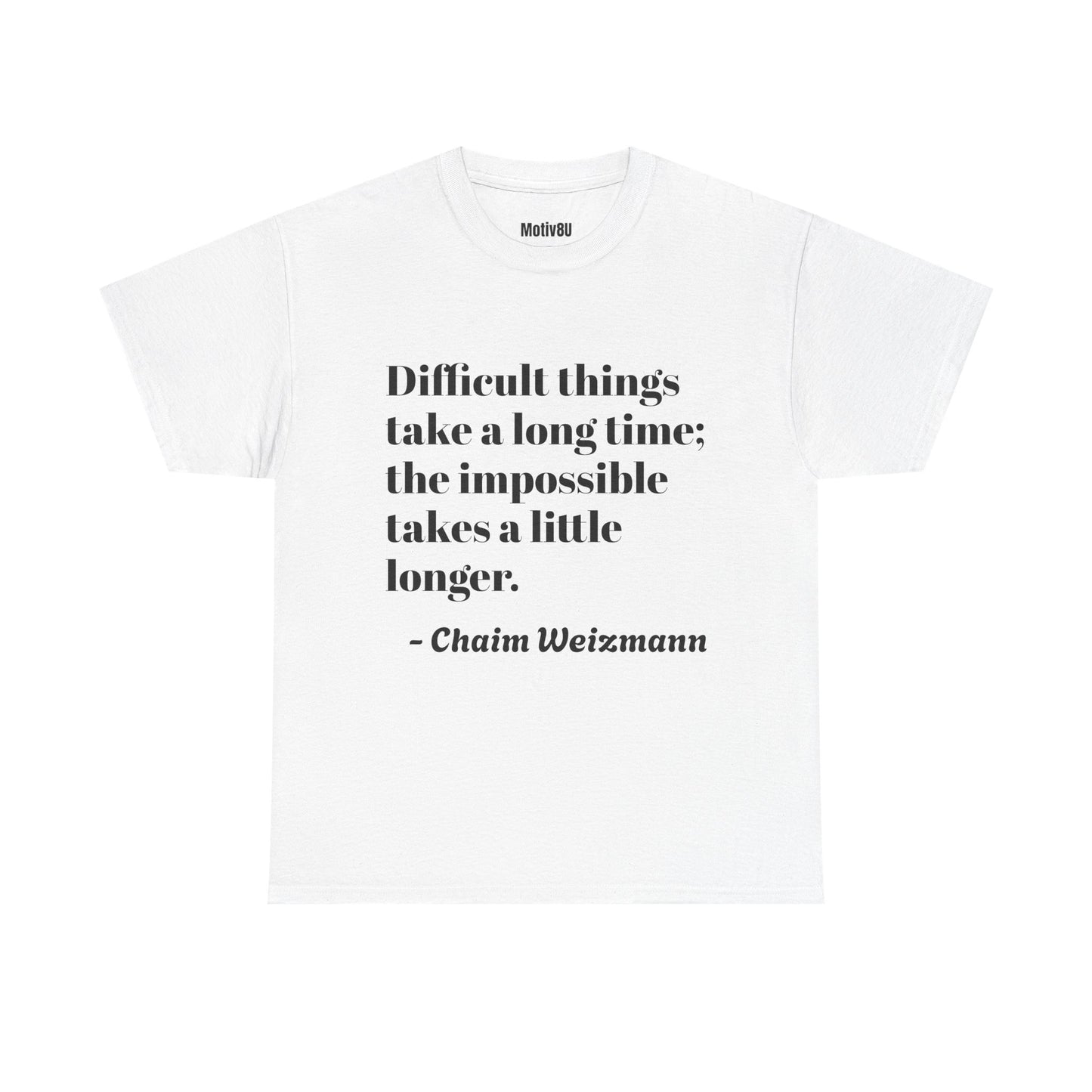 Motivational Quote T-Shirt, Inspirational Tee, Positive Vibes Shirt, Encouraging Graphic Top, Unisex Cotton Tee