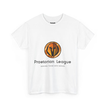 Praetorian League Unisex Heavy Cotton Tee, Inspirational T-Shirt, Motivational Apparel, Gift for Spirituality, Casual Everyday Wear