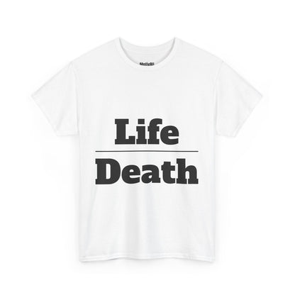 Life Over Death Inspirational Unisex Heavy Cotton Tee