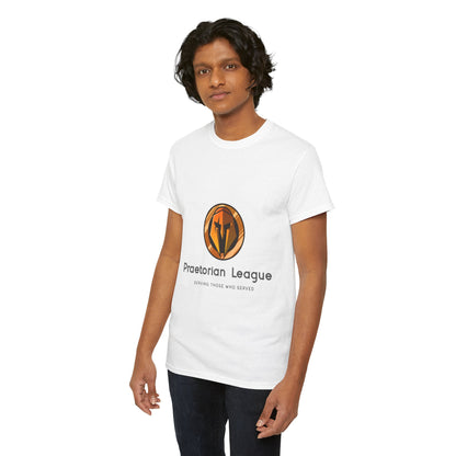 Praetorian League Unisex Heavy Cotton Tee, Inspirational T-Shirt, Motivational Apparel, Gift for Spirituality, Casual Everyday Wear